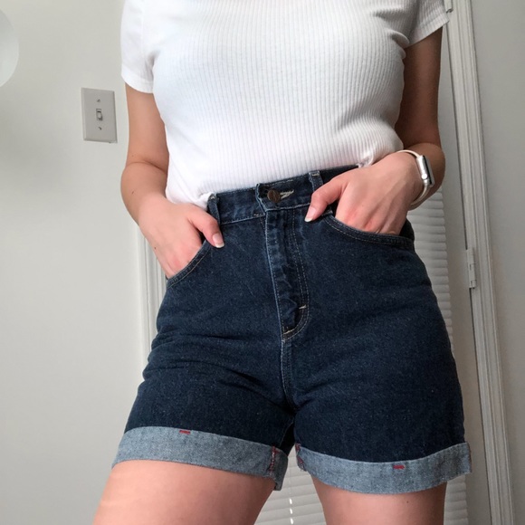 Riders by Lee Pants - DENIM MOM JEANS SHORTS HIGH WAISTED RIDERS